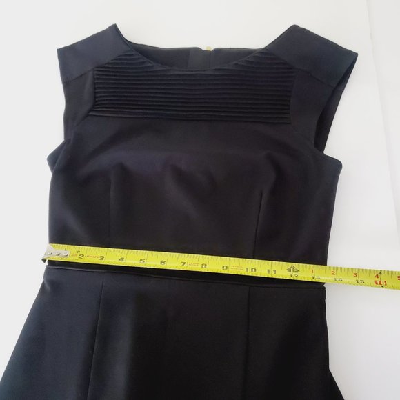 BANANA REPUBLIC Black Fit & Flare Classic Dress - Picture 9 of 10